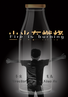 Fire is burning poster